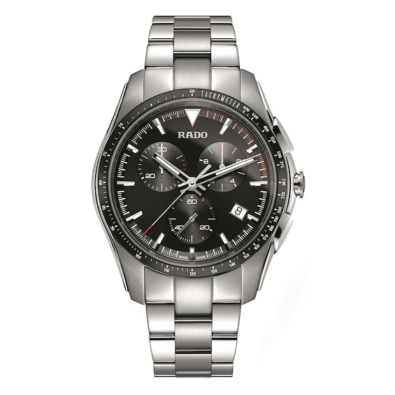 Rado Men's Black Hyperchrome 45mm Watch - Image 4