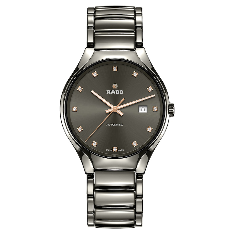 Rado True Men's Automatic Diamond Ceramic Bracelet Watch