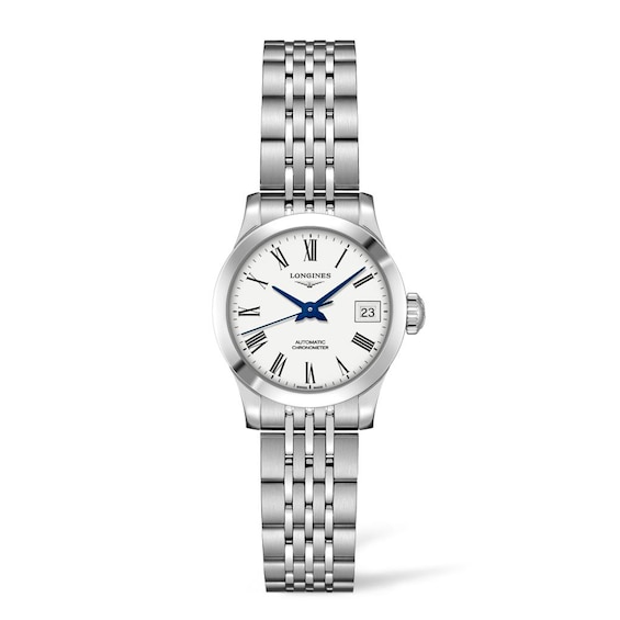 Longines Record Ladies’ Stainless Steel Bracelet Watch