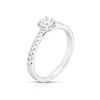 Thumbnail Image 1 of 9ct White Gold 0.50ct Illusion Set Solitaire Ring