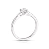 Thumbnail Image 2 of 9ct White Gold 0.50ct Illusion Set Solitaire Ring