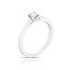 Thumbnail Image 1 of 9ct White Gold 0.18ct Diamond Illusion Set Solitaire Ring