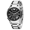 Thumbnail Image 0 of Emporio Armani Men's Black Chronograph Stainless Steel Bracelet Watch