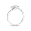 Thumbnail Image 3 of 9ct White Gold 0.50ct Diamond Total Trilogy Ring