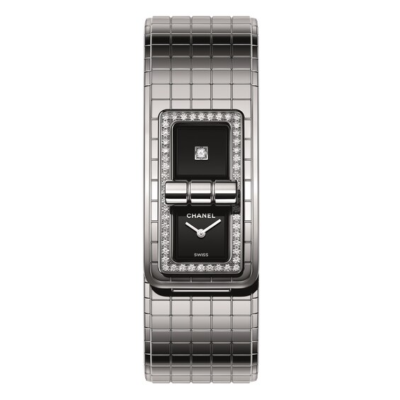 CHANEL Code Coco Ladies’ Steel Diamond Set Bracelet Watch