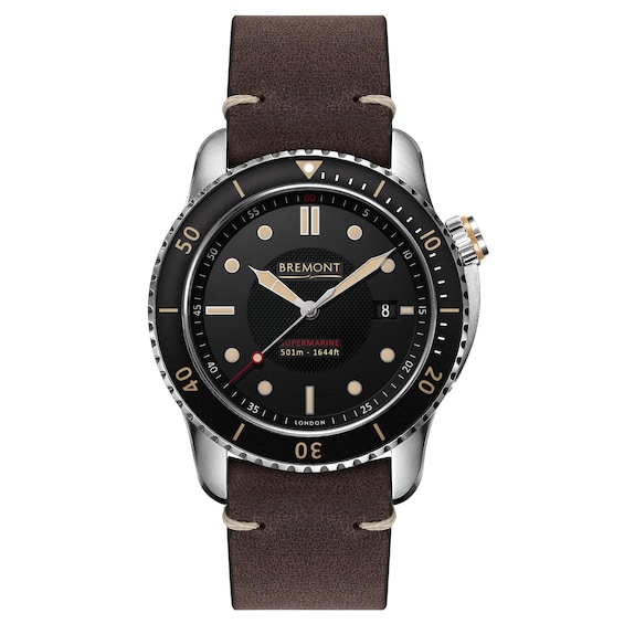 Bremont Supermarine S501 Men’s Brown Rubber Strap Watch
