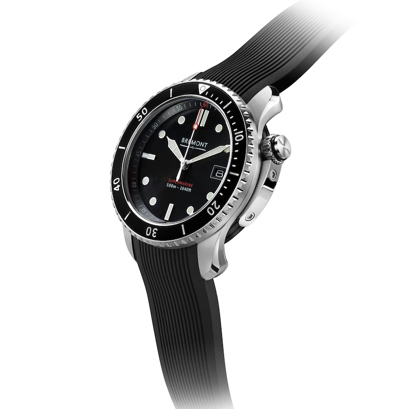 Bremont Supermarine S500 Men's Black Rubber Strap Watch