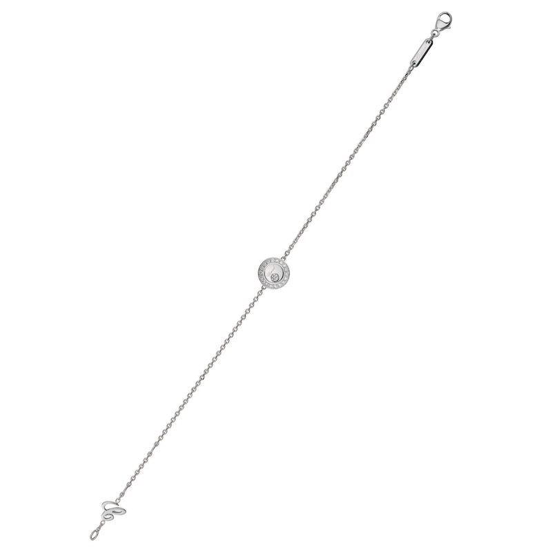 Main Image 1 of Chopard Happy Diamonds 18ct White Gold Diamond Bracelet