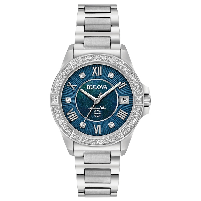 Bulova Marine Star Ladies' Stainless Steel Bracelet Watch