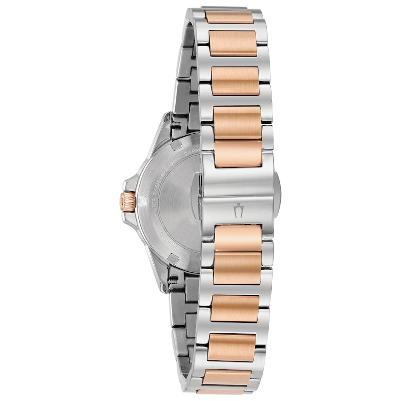 Bulova Marine Star Ladies' 2 Colour Diamond Bracelet Watch