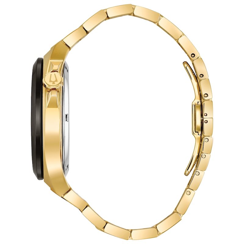 Main Image 2 of Bulova Maquina Automatic Men's Gold Plated Steel Bracelet Watch