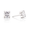 Thumbnail Image 0 of 9ct White Gold Cubic Zirconia Round Stud Earrings