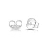 Thumbnail Image 1 of 9ct White Gold Small Cubic Zirconia Stud Earrings