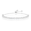 Thumbnail Image 0 of Sterling Silver 7 Inch Cubic Zirconia Bezel Set Bracelet