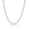 Thumbnail Image 0 of Sterling Silver Square 20Inch Curb Chain Necklace