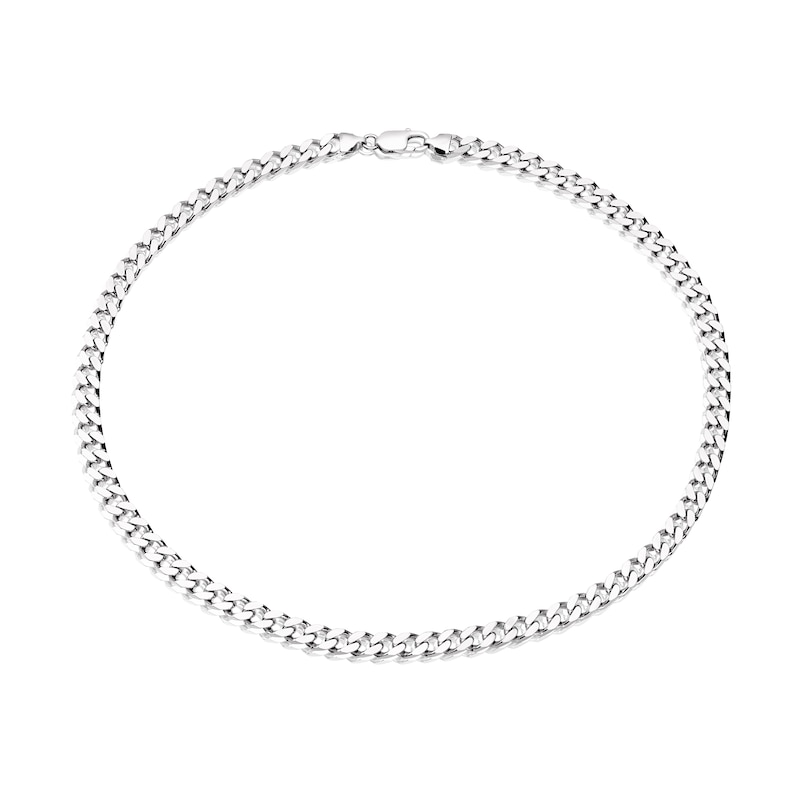 Sterling Silver Square 20Inch Curb Chain Necklace