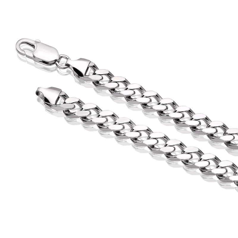 Sterling Silver Square 20Inch Curb Chain Necklace
