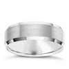 Thumbnail Image 0 of 7mm Titanium Matt And Polished Patterned Band