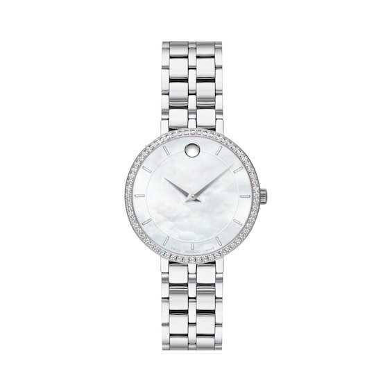 Movado Kora Diamond Ladies’ Stainless Steel Bracelet Watch