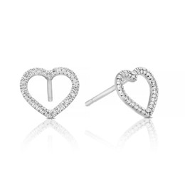 White Gold Earrings | White Gold Hoop Earrings - Ernest Jones