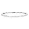 Thumbnail Image 0 of 9ct White Gold 1ct Total Diamond Brilliant Cut Bangle