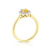 Thumbnail Image 2 of 9ct Yellow Gold Citrine & Diamond Halo Ring