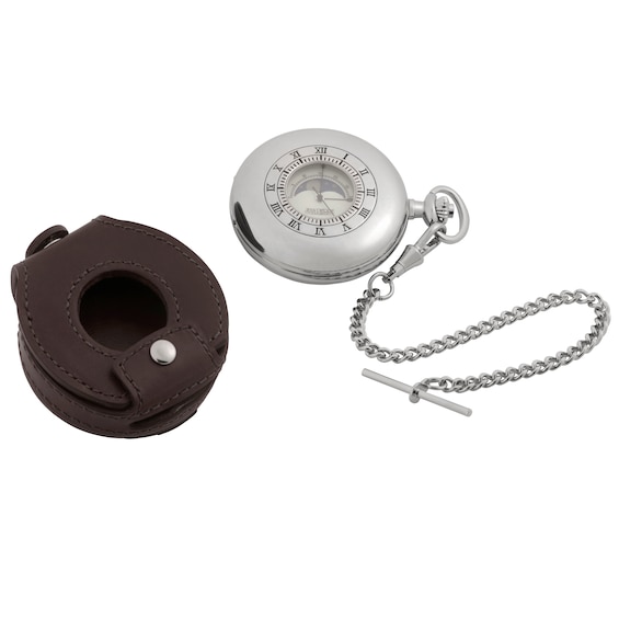 Men's Jean Pierre Moon Cycle Watch With Leatherette Case