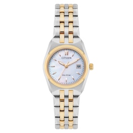 Citizen Corso Ladies' Two-Tone Mother Of Pearl Watch