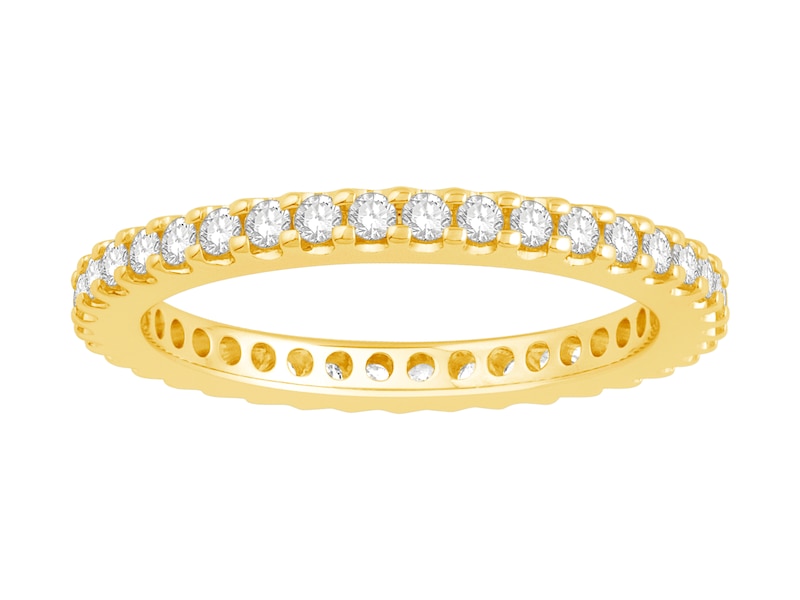 Main Image 1 of 18ct Yellow Gold 0.50ct Diamond Total Full Eternity Ring