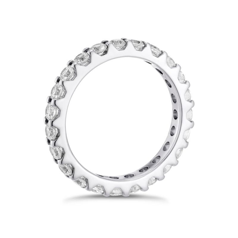 Main Image 2 of Platinum 1.50ct Diamond Full Eternity Ring
