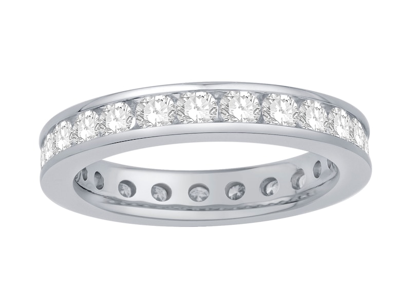 Main Image 1 of Platinum 1.50ct Diamond Total Full Eternity Ring