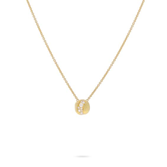Marco Bicego 18ct Gold 0.22ct Diamond Africa Pendant