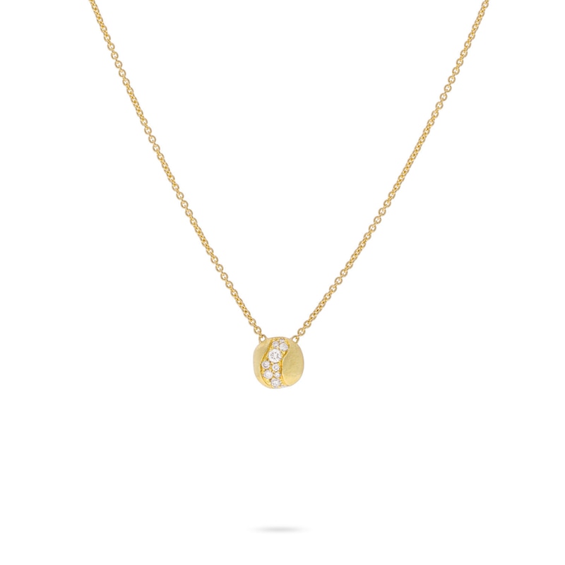 Marco Bicego 18ct Gold 0.22ct Diamond Africa Pendant