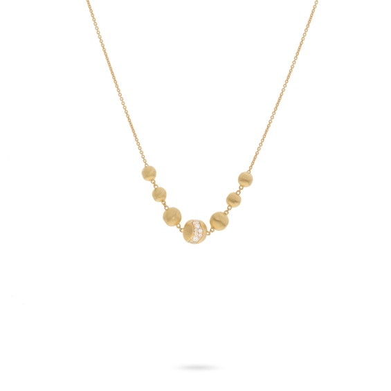 Marco Bicego 18ct Gold 0.48ct Diamond Africa Necklace