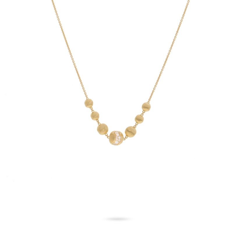 Marco Bicego 18ct Gold 0.48ct Diamond Africa Necklace