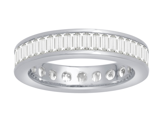 Platinum 2ct Diamond Total Full Eternity Ring