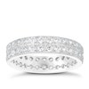 Thumbnail Image 1 of Platinum 1.50ct Diamond Double Row Full Eternity Ring