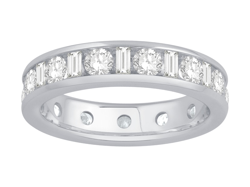 18ct White 2ct Diamond Total Full Eternity Ring