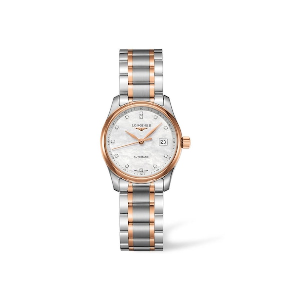 Longines Master Collection Diamond Two Tone Bracelet Watch
