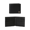 Thumbnail Image 0 of BOSS Men's Black Leather Gold-Tone Frame Logo Wallet