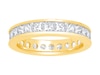 Thumbnail Image 0 of 18ct Yellow Gold 3ct Diamond Princess Cut Full Eternity Ring