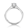 Thumbnail Image 3 of Platinum 0.50ct Diamond Four Claw Solitaire Ring