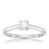 Thumbnail Image 1 of Platinum 0.33ct Diamond Four Claw Solitaire Ring