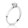 Thumbnail Image 2 of Platinum 0.33ct Diamond Four Claw Solitaire Ring