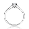 Thumbnail Image 3 of Platinum 0.33ct Diamond Four Claw Solitaire Ring