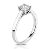 Thumbnail Image 1 of Platinum 0.66ct Diamond Four Claw Solitaire Ring