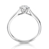 Thumbnail Image 2 of 18ct White Gold 0.33ct Diamond Six Claw Solitaire Ring