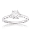 Thumbnail Image 0 of 18ct White Gold 1ct Diamond Six Claw Solitaire Ring
