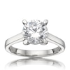 Platinum 1.50ct Total Diamond Four Claw Solitaire Ring