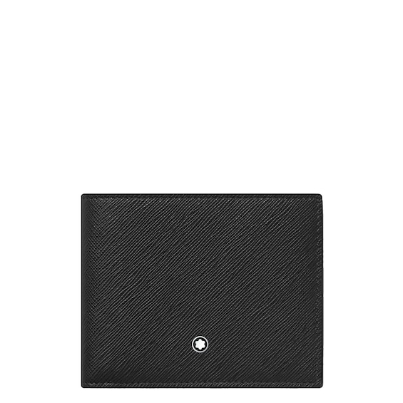 Montblanc Sartorial 6CC Black Calfskin Leather Wallet